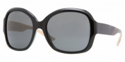 Burberry BE4058M Sunglasses Sunglasses - 300187 Shiny Black / Gray