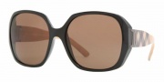 Burberry BE4086 Sunglasses Sunglasses - 300173 Black / Brown