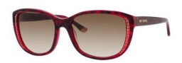 Juicy Couture Juicy 518/S Sunglasses Sunglasses - 01J7 Burgundy Tortoise (Y6 Brown Gradient Lens)