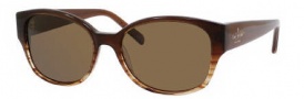 Kate Spade Grady/P/S Sunglasses Sunglasses - ERVP Amber Tortoise Fade (VW Brown Polarized Lens)