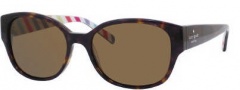 Kate Spade Grady/P/S Sunglasses Sunglasses - 086P Dark Tortoise (VW Brown Polarized Lens)