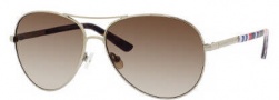 Kate Spade Alda/S Sunglasses Sunglasses - 03YG Gold (Y6 Brown Gradient Lens)