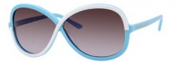 Kate Spade Darcee/S Sunglasses Sunglasses - 0RJ9 Pool / White (Y6 Brown Gradient Lens)