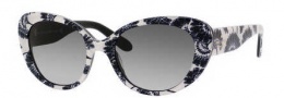 Kate Spade Franca 2/S Sunglasses Sunglasses - 0JEE Black Cream Floral (Y7 Gray Gradient Lens)