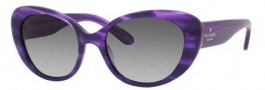Kate Spade Franca 2/S Sunglasses Sunglasses - 0Y06 Purple Horn (Y7 Gray Gradient Lens)