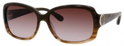 Marc by Marc Jacobs MMJ 302/S Sunglasses Sunglasses - 0LE6 Striated Brown (CC Brown Gradient Lens)