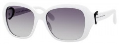 Marc by Marc Jacobs MMJ 306/S Sunglasses Sunglasses - 0VK6 White (EU Gray Gradient Lens)