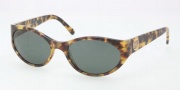 Tory Burch TY7038 Sunglasses Sunglasses - 504/71 Spotty Tortoise / Green Solid
