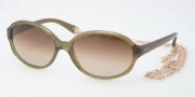 Tory Burch TY7039 Sunglasses Sunglasses - 666/13 Olive / Brown Gradient 