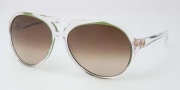 Tory Burch TY9011 Sunglasses Sunglasses - 105913 Clear Olive / Smoke Gradient
