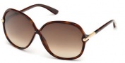 Tom Ford FT0224 Islay Sunglasses Sunglasses - 52F Dark Havana / Brown