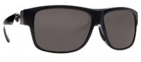 Costa Del Mar Caye Sunglasses Black Frame Sunglasses - Gray / 580P