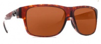 Costa Del Mar Caye Sunglasses Tortoise Frame Sunglasses - Copper / 580G