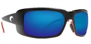 Costa Del Mar Cheeca Sunglasses Black Coral Frame Sunglasses - Blue Mirror / 400G