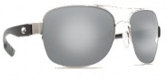 Costa Del Mar Cocos Sunglasses Palladium Frame Sunglasses - Silver Mirror / 580G