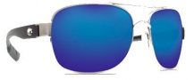 Costa Del Mar Cocos Sunglasses Palladium Frame Sunglasses - Blue Mirror / 580G