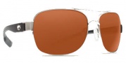 Costa Del Mar Cocos Sunglasses Palladium Frame Sunglasses - Copper / 580G