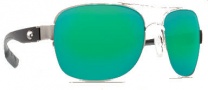 Costa Del Mar Cocos Sunglasses Palladium Frame Sunglasses - Green Mirror / 580G