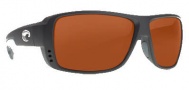 Costa Del Mar Double Haul Sunglasses Black Frame Sunglasses - Copper / 580P