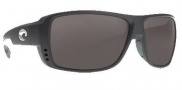 Costa Del Mar Double Haul Sunglasses Black Frame Sunglasses - Gray / 580P