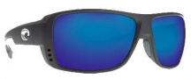 Costa Del Mar Double Haul Sunglasses Black Frame Sunglasses - Blue Mirror / 400G