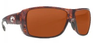 Costa Del Mar Double Haul Sunglasses Tortoise Frame Sunglasses - Copper / 580P