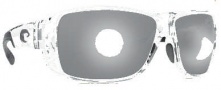 Costa Del Mar Double Haul Sunglasses Crystal Frame Sunglasses - Silver Mirror / 580G