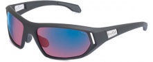 Bolle Cervin Sunglasses Sunglasses - 11588 Satin Dark Gray / Rose Blue