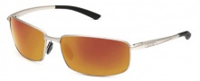 Bolle Benton Sunglasses Sunglasses - 11567 Satin Silver / Polarized TNS Fire