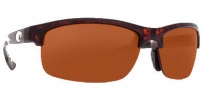 Costa Del Mar Indio Sunglasses - Tortoise Frame Sunglasses - Copper / 580P