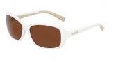 Bolle Molly Sunglasses Sunglasses - 11691 Shiny White / Sand / Polarized A14 Oleo AR