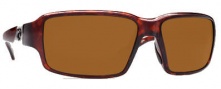 Costa Del Mar Peninsula Sunglasses - Tortoise Frame Sunglasses - Dark Amber / 400G