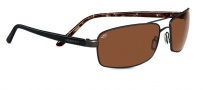 Serengeti San Remo Sunglasses Sunglasses - 7609 Satin Dark Brown / Black Tortoise / Drivers Polarized