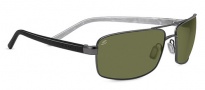 Serengeti San Remo Sunglasses Sunglasses - 7988 Shiny Metallic Grey / 555nm
