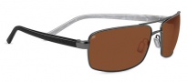 Serengeti San Remo Sunglasses Sunglasses - 7989 Shiny Metallic Grey / Drivers