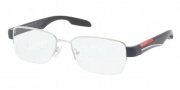 Prada Sport PS 55CV Eyeglasses Eyeglasses - 1BC1O1 Silver