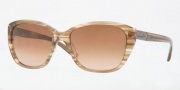 Anne Klein AK3176 Sunglasses Sunglasses - 327/74 Brown Striped / Brown Gradient