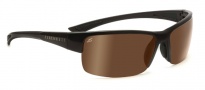 Serengeti Corrente Sunglasses Sunglasses - 7698 Shiny Crystal Cognac / Satin Dark Brown / Polar PHD Drivers Gold