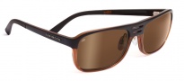 Serengeti Lorenzo Sunglasses Sunglasses - 7650 Satin Dark Brown / Shiny Cognac / Drivers Gold Polarized