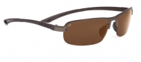 Serengeti Strato Sunglasses Sunglasses - 7683 Satin Brown / Polar PHD Drivers Gold