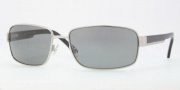 Brooks Brothers BB4004S Sunglasses Sunglasses - 155987 Sivler / Grey Solid