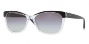 DKNY DY4086 Sunglasses  Sunglasses - 313111 Black Transparent / Gray Gradient 