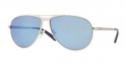 DKNY DY5071 Sunglasses Sunglasses - 102955 Matte Silver / Blue Mirror
