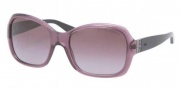 Ralph Lauren RL8075B Sunglasses Sunglasses - 51588H Transparent Violet / Violet Gradient 