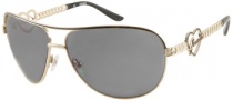 Guess GU 7105 Sunglasses Sunglasses - GDBLK-3: Shiny Gold 
