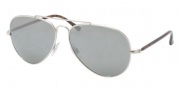 Polo PH3058 Sunglasses Sunglasses - 90016G Shiny Silver / Silver Mirror