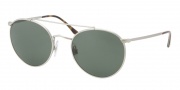 Polo PH3060P Sunglasses Sunglasses - 900131 Matte Silver / Crystal Green
