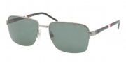Polo PH3062 Sunglasses Sunglasses - 900271 Gunmetal / Green