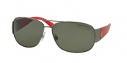 Polo PH3063 Sunglasses Sunglasses - 90029A Gunmetal / Brushed Polarized Green
