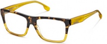 Diesel DL5002 Eyeglasses Eyeglasses - 050 Shiny Transparent Honey / Shaded Dk Havana